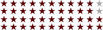 Grid of stars showing 42/44